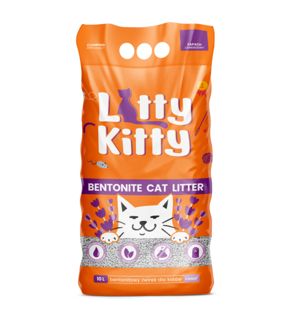 Bentonit Lawenda 10L - Litty Kitty