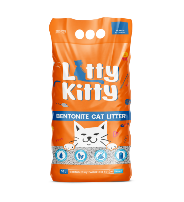 Bentonit Naturalny 10L - Litty Kitty